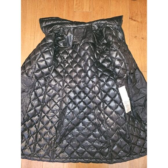 Michael Kors Packable Down Fill Puffer Jacket Mid-Length Women's Black Size Sm - Picture 15 of 16